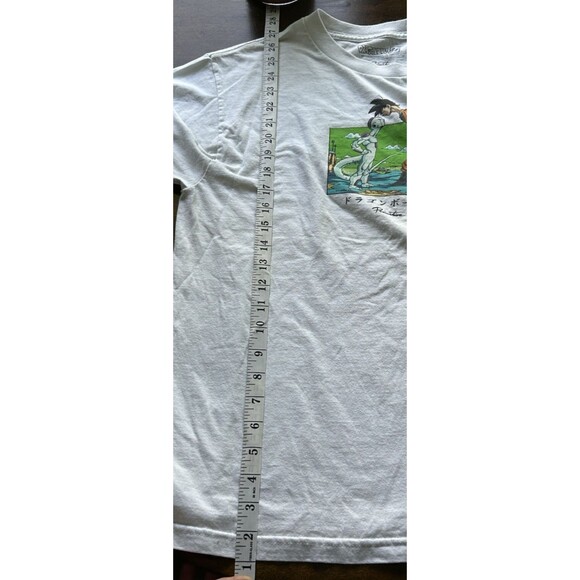 Dragon Ball Z Mens Freiza Goku Anime Graphic White TShirt Medium - Picture 6 of 7